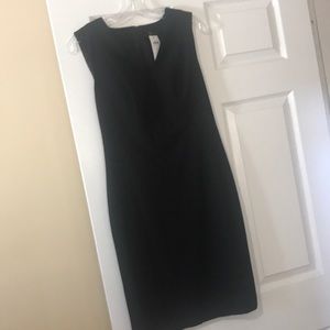 Ann Taylor V-Neck Black Dress